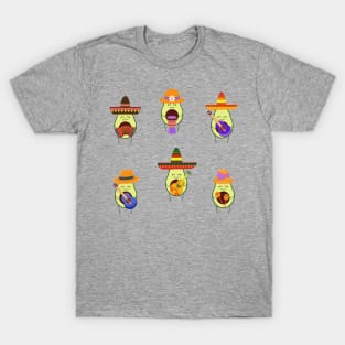 Cute Avocado Mariachi T-Shirt